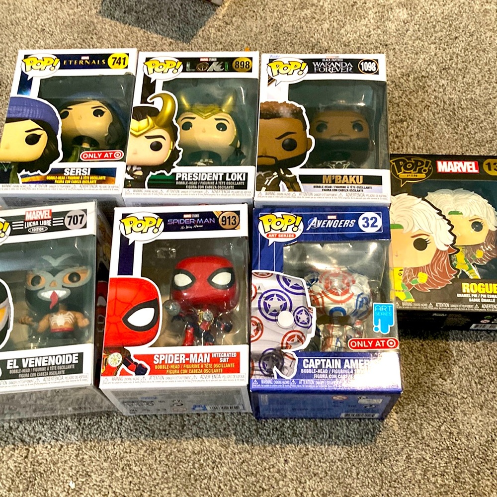 Marvel Funko pops